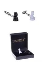 vtipné manžetové knoflíčky LIMBECK - šachy 
