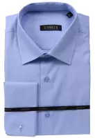 modrá elegantní košile na manžetové knoflíčky