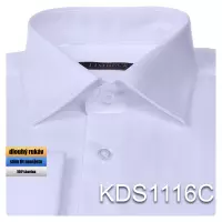 bílá sváteční košile na manžetové knoflíčky