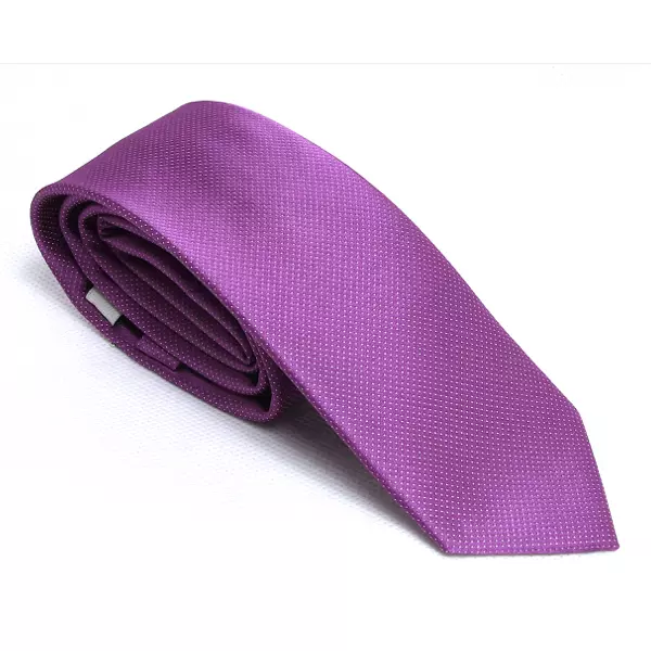 Kravata pánská fialová se vzorem
