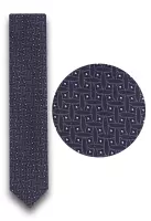 černá pánská kravata s texturou 