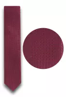 vínovočervená kravata s texturou
