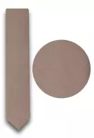 jednobarevná kravata světle hnědá
