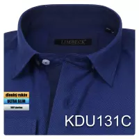 tmavě modrá košile s doplňky
