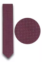 vínová kravata s texturou