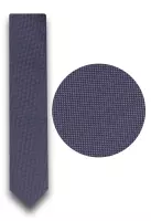 modrošedá kravata s texturou