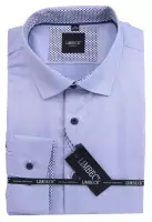modrá košile s doplňky
