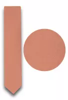 jednobarevná kravata lososová