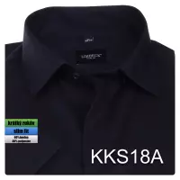 černá jednobarevná košile