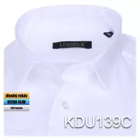 bílá jednobarevná košile