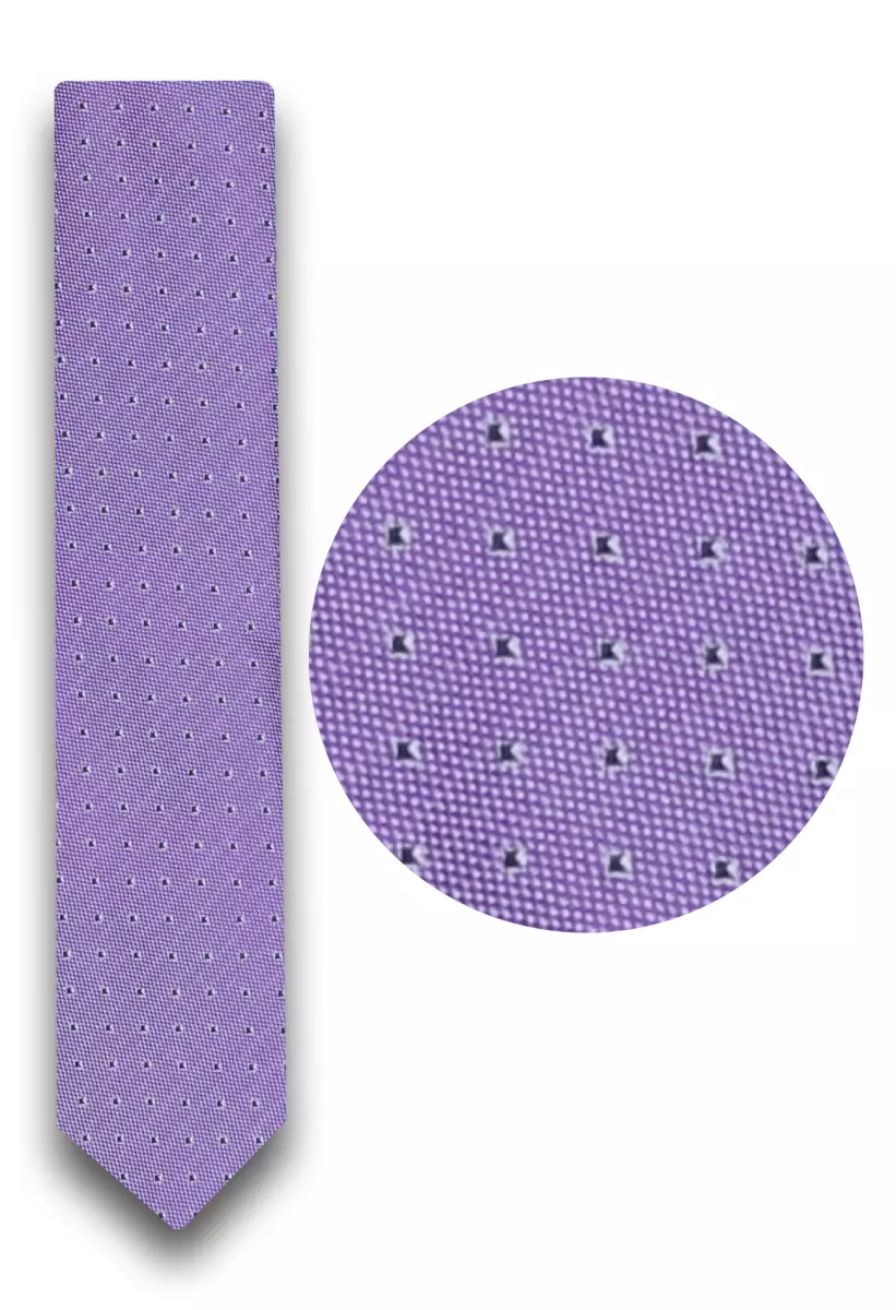 fialová kravata se strukturou