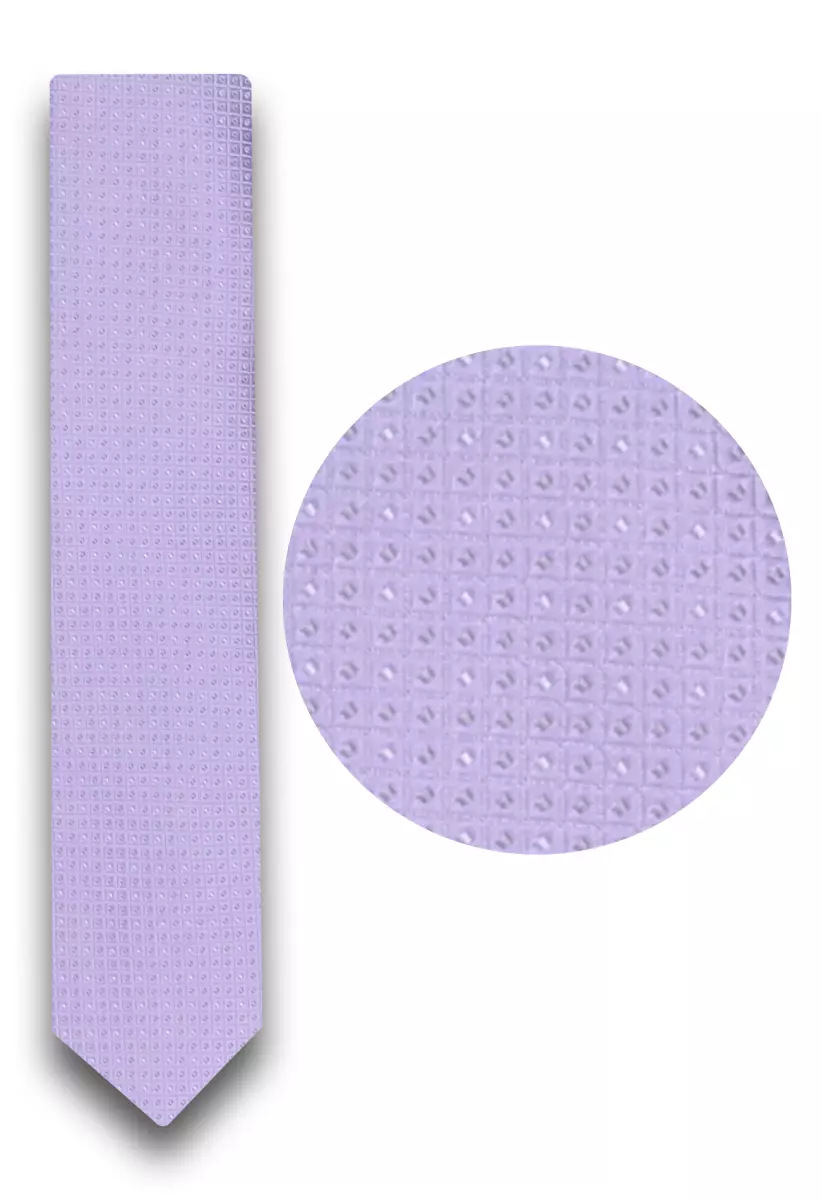 jemně fialová kravata s texturou