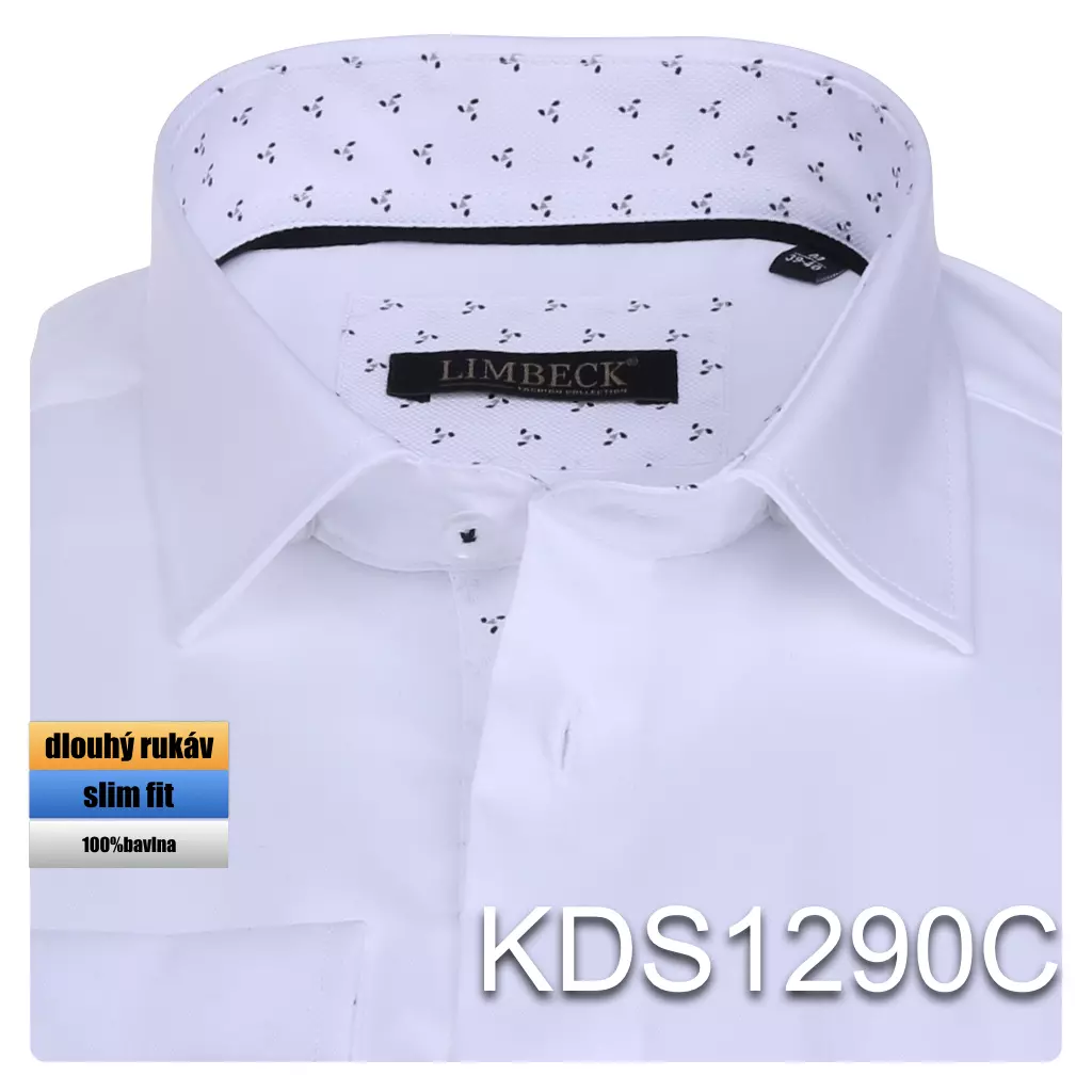 bílá košile se zajímavými doplňky