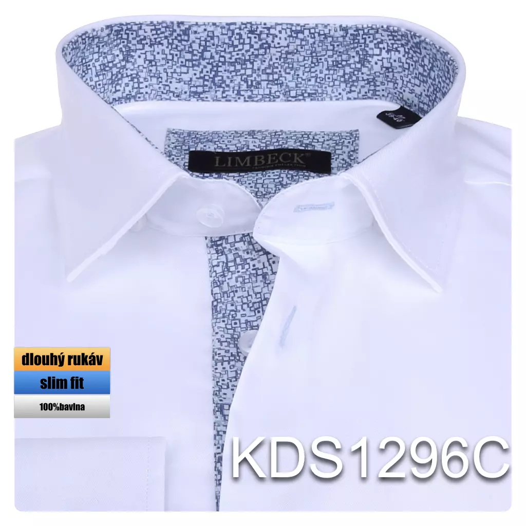 bílá košile se zajímavými doplňky