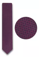 vínová kravata se vzorem