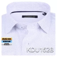 bílá košile s jemným punťíkem