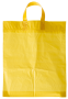 Taška LDPE žlutá 390x470+40/1ks  s uchem