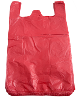 Taška HDPE silná - červená  - 10kg 