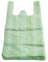 Taška HDPE slabá - zelenobiela 