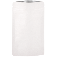 Uzaviratelný ZIP sáček Doypack | papír bílý | s AL vrstvou - 500 ml
