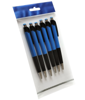 Vrecká PP na zavesenie - modrá výstuha  - 80x110+30+30LP 