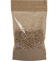 Uzaviratelný ZIP sáček Doypack | papír | s okénkem - 250 ml