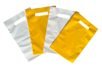 Taška LDPE 200x300/50ks  s průhmatem  - bílá 