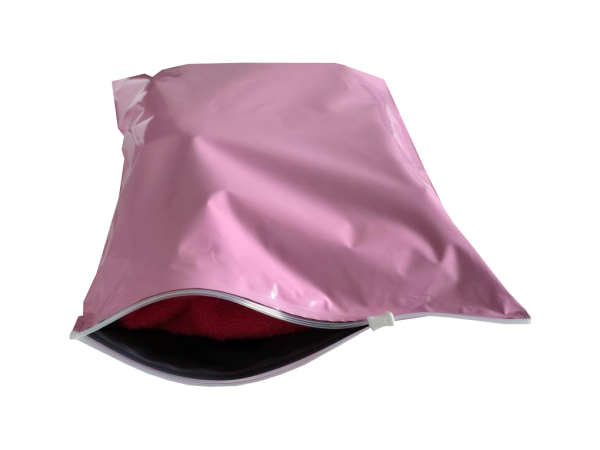 Zipové sáčky s jezdcem růžovočerné