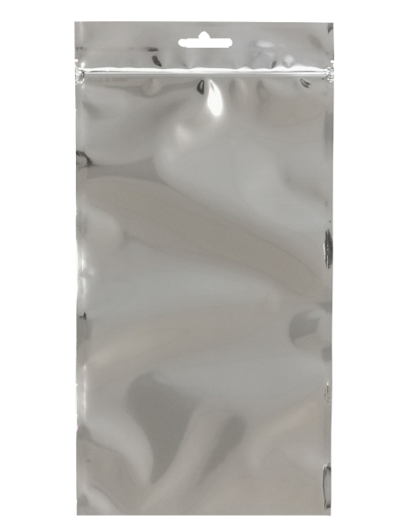 Zipový laminovaný sáček na zavěšení PET12met/PE70 160x260+30mm/100ks s nástřihem - 750ml