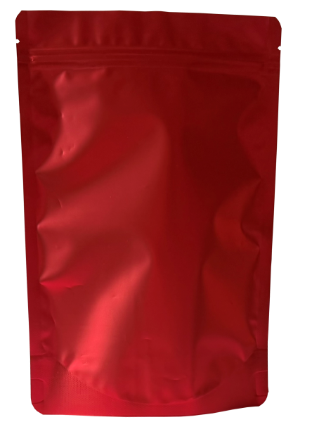 Uzaviratelný ZIP sáček Doypack | lesklý červený