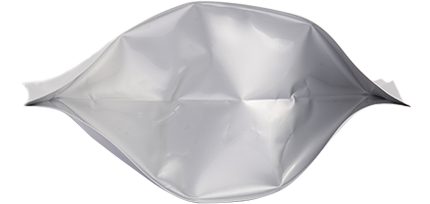 Uzaviratelný ZIP sáček Doypack | stříbrný | s AL vrstvou