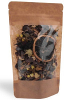 Uzaviratelný ZIP sáček Doypack | Kraft papír | s okénkem