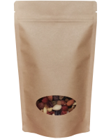 Uzaviratelný ZIP sáček Doypack | papír | s oválným okénkem - 750 ml