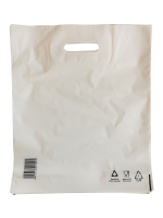 Taška LDPE s průhmatem - 100% recykl - 370x450 