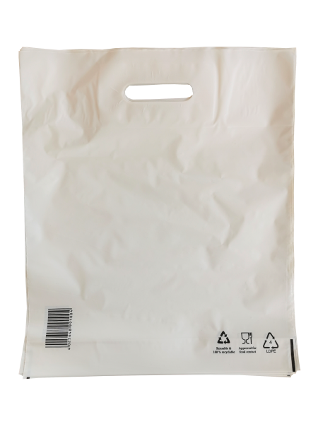 Taška LDPE s průhmatem - 100% recykl