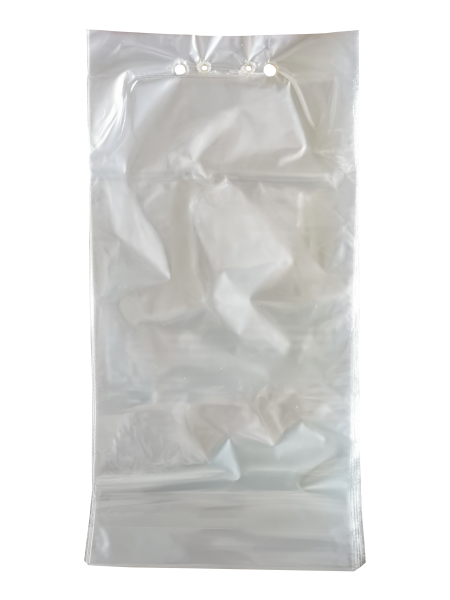 Sáčky na pečivo PP 270x450+30+30/250ks síla 25my v bloku na zavěšení
