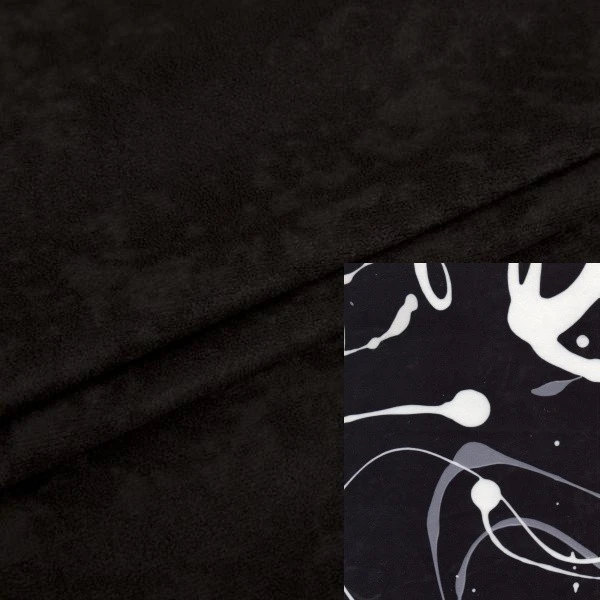 čierna / vankúšov so vzorom (č.41 / 185)