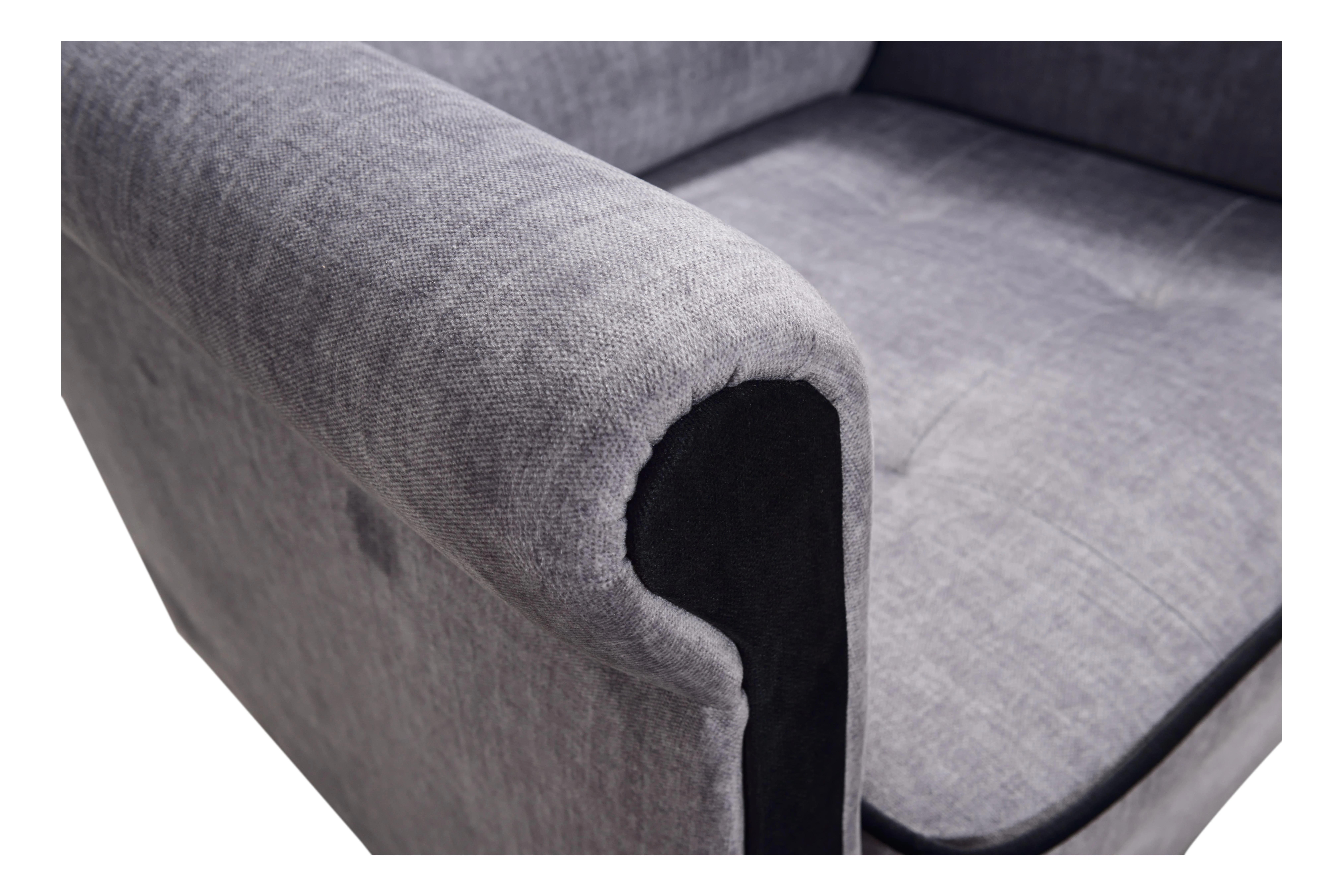 šedá+lem a klapy černé (Vogue 14/16,černé)