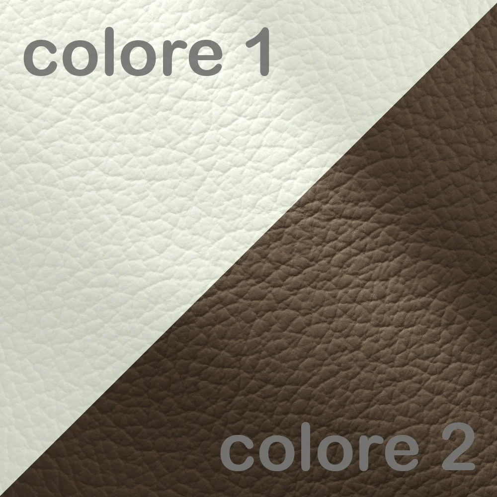 bílá (bianco 309) / sv. hnědá (tortora 312)