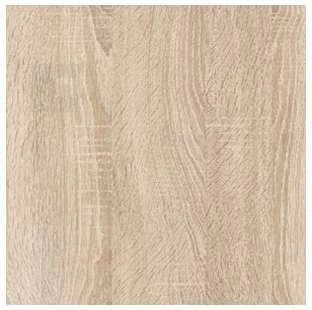 dub sonoma / čierne sklo