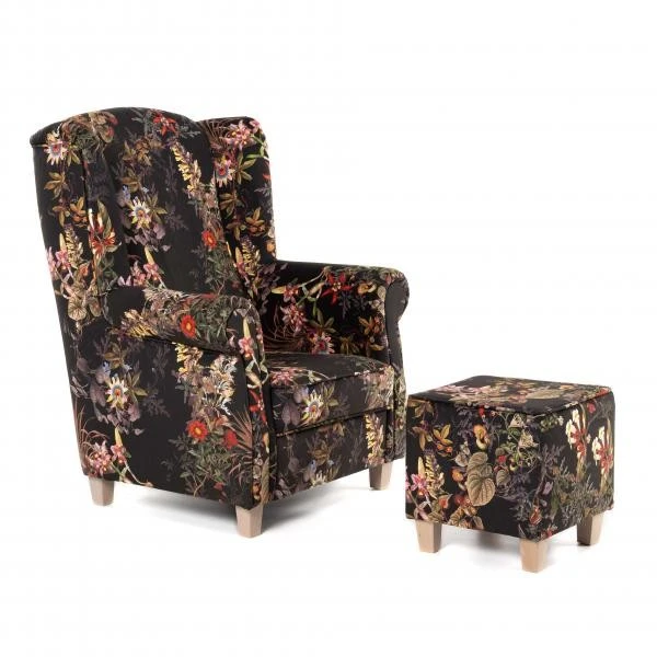 čierna - vzor / sonoma (eden 3991/102)