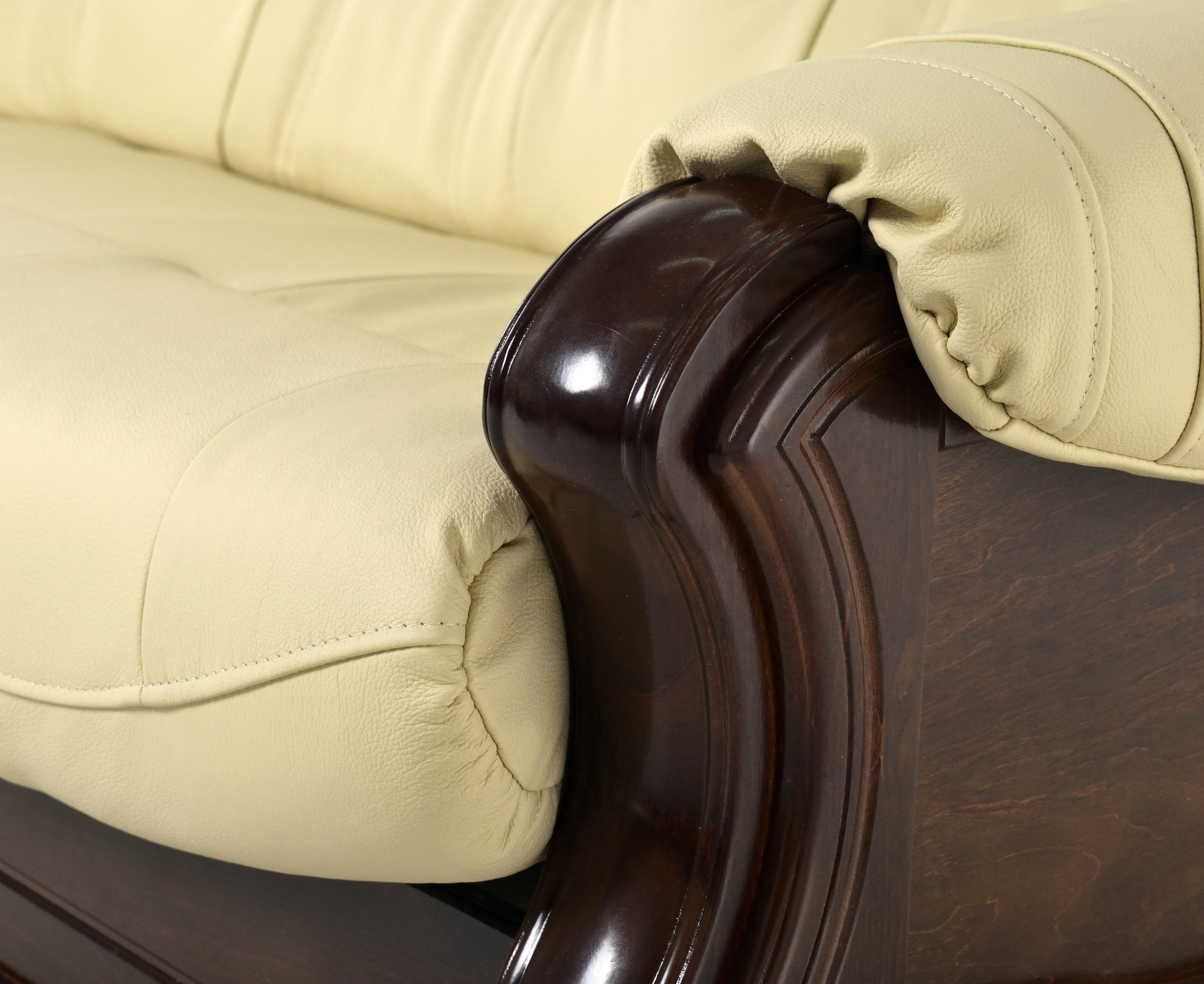 béžová s tmavým dřevem (k11 / 6)