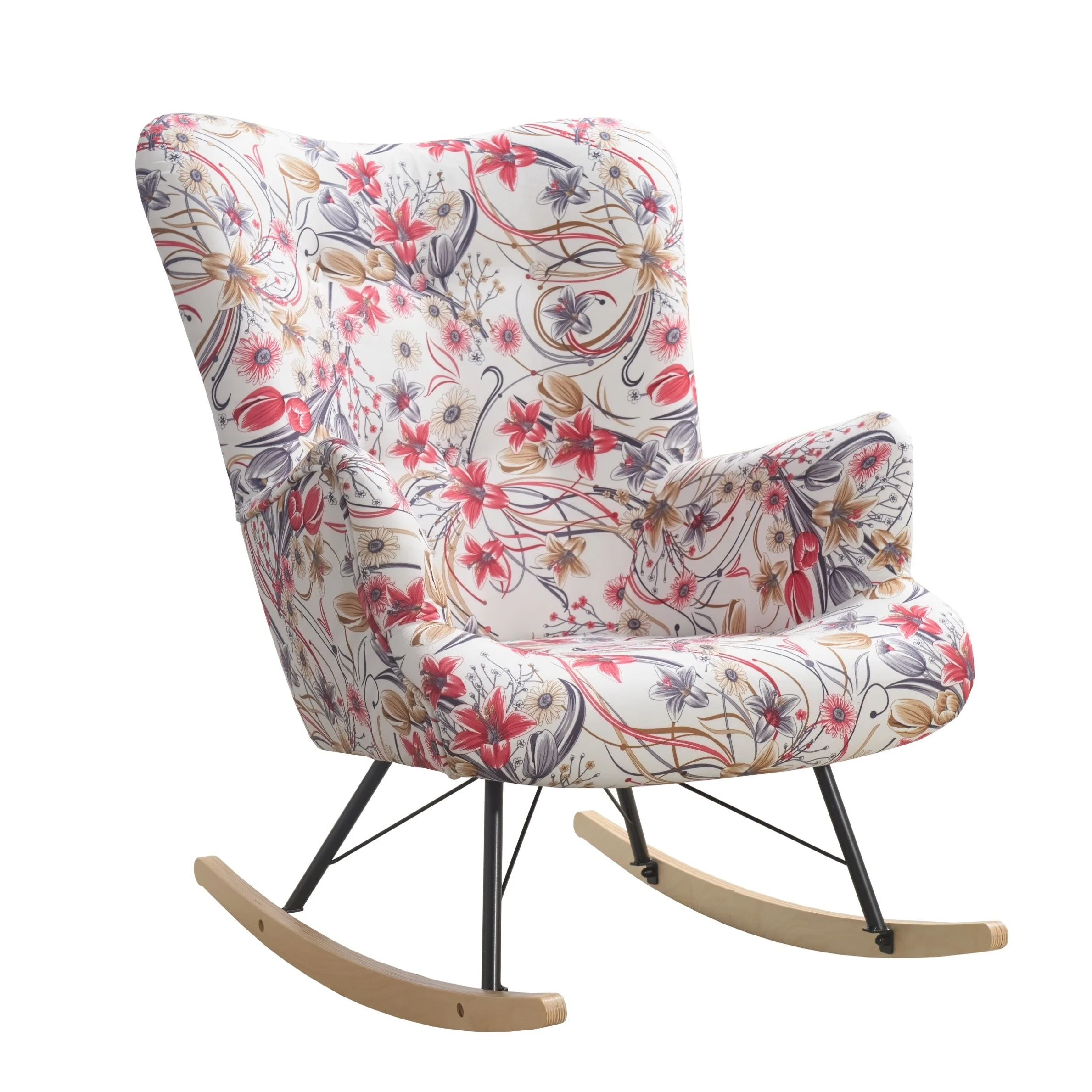 vzor kvety / prírodný (an 4782)