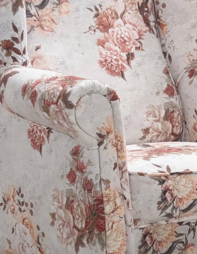 vzor kvety / sonoma (ruža 3995/105)