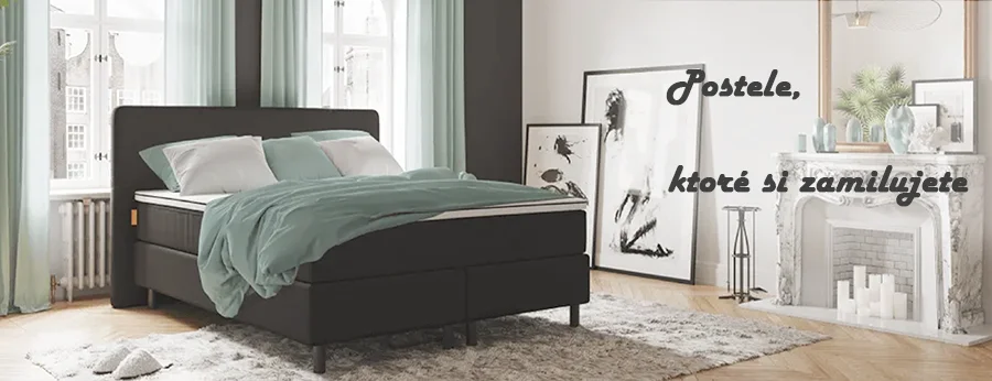 postele