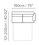 023 (2-sed. pravý s lůžkem)