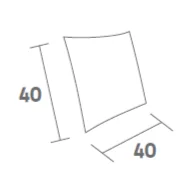 Vankúšik 40x40 (Billy Cuscino)