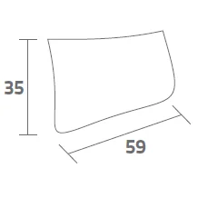 Vankúšik 35x59 (Edward Cuscino)