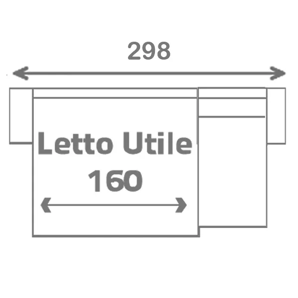 š_160 (THETA_3 Posti letto Maxi + Penisola Reversibile Media Contenitore)