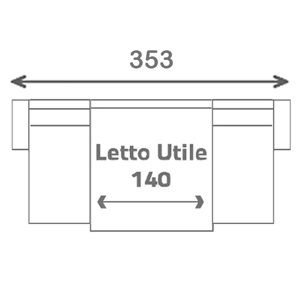 š_140 (THETA_3 Posti letto + 2x Penisola Reversibile Media Contenitore)
